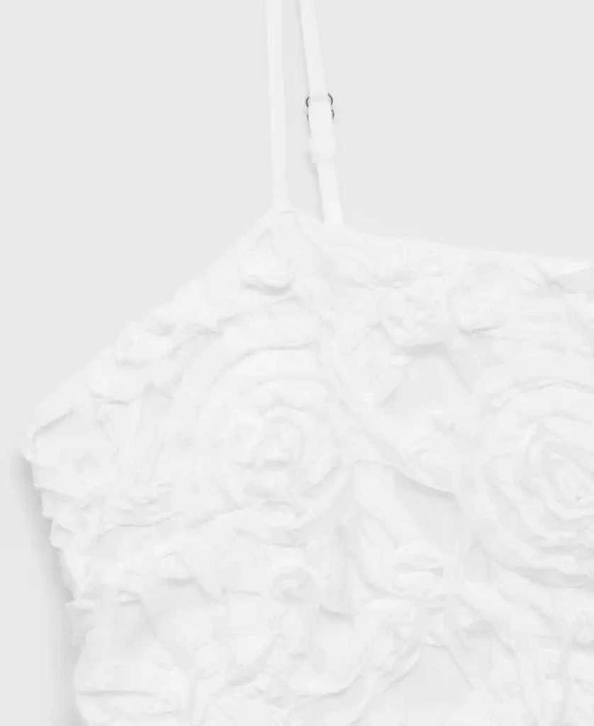 商品Mango|Women's Short Floral Texture Dress,价格¥667,第5张图片详细描述