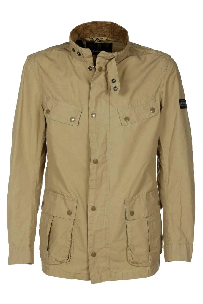 商品Barbour|Barbour Logo Patch Long-Sleeved Jacket,价格¥2169,第1张图片