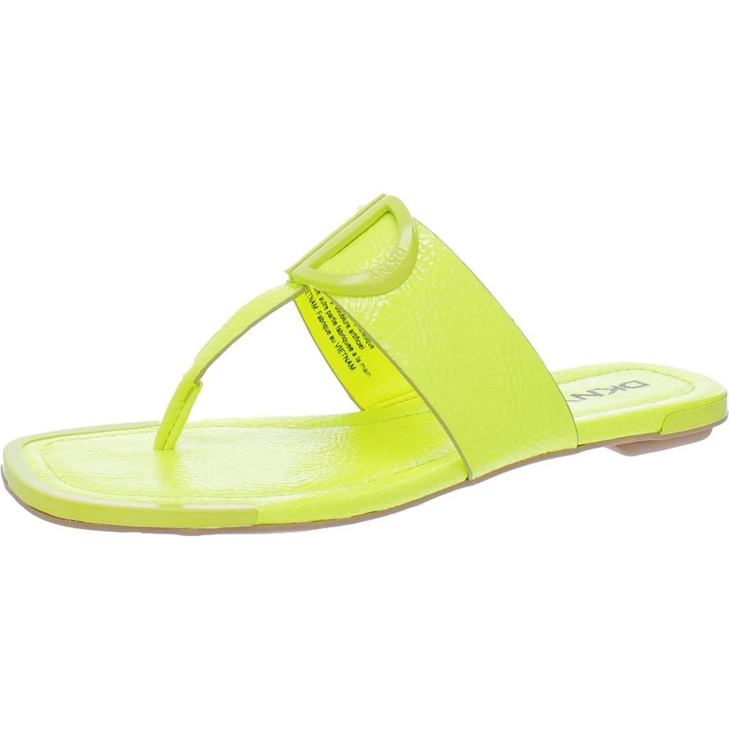商品DKNY|DKNY Womens HALCOTT Thong Open Toe Slide Sandals,价格¥118-¥170,第4张图片详细描述