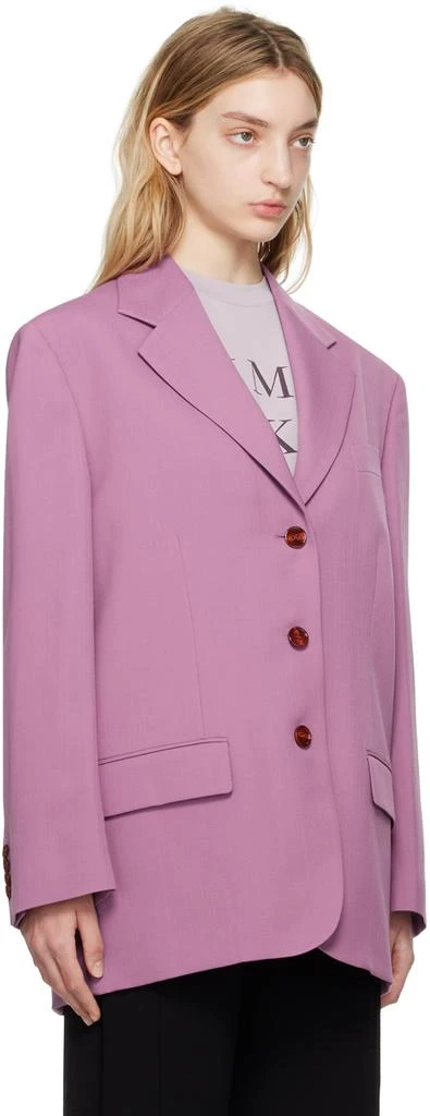 商品Acne Studios|Pink Single-Breasted Blazer,价格¥4539,第2张图片详细描述