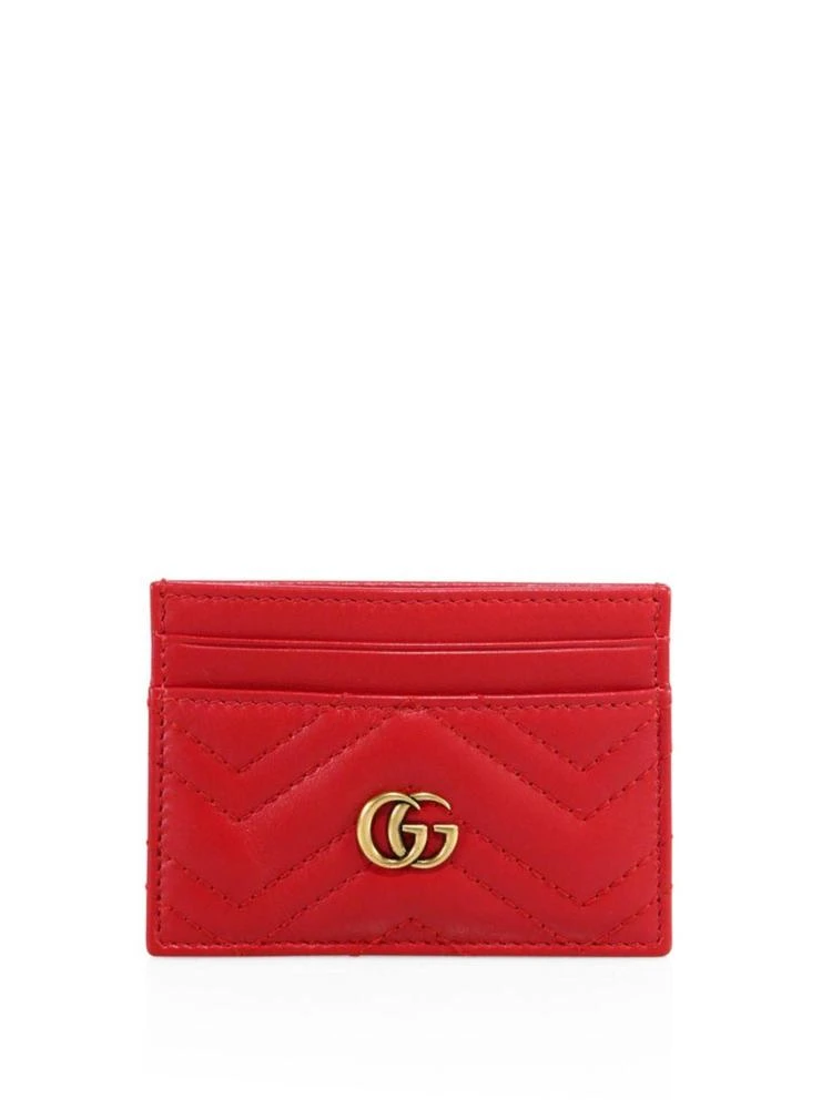 商品Gucci|GG Marmont 真皮卡包,价格¥1875,第1张图片