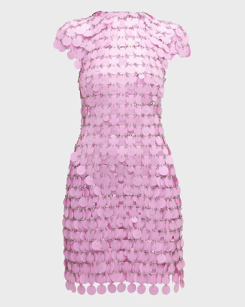 商品Paco Rabanne|Cap-Sleeve Sequin Chainmail Mini Dress,价格¥28811,第2张图片详细描述