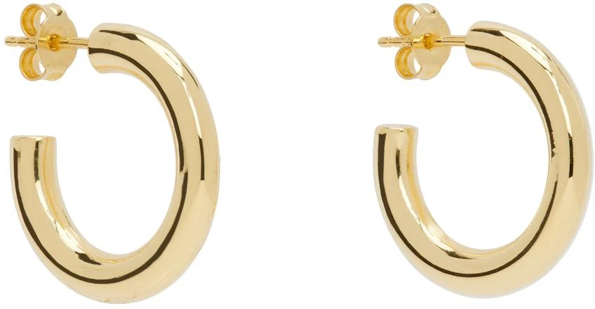 商品Lemaire|Gold Small Classic Hoop Earrings,价格¥1466,第2张图片详细描述