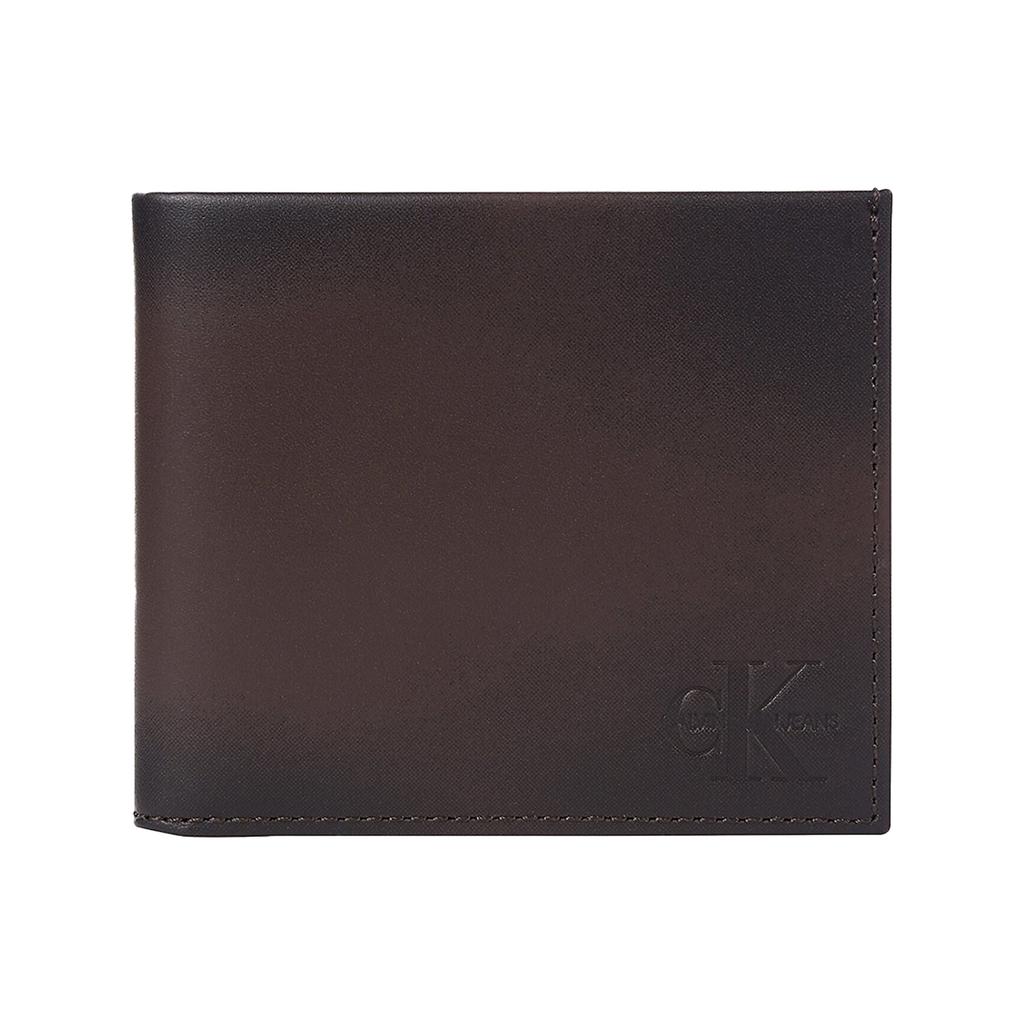 Calvin Klein Leather Billfold Wallet - Bitter Brown商品第1张图片规格展示