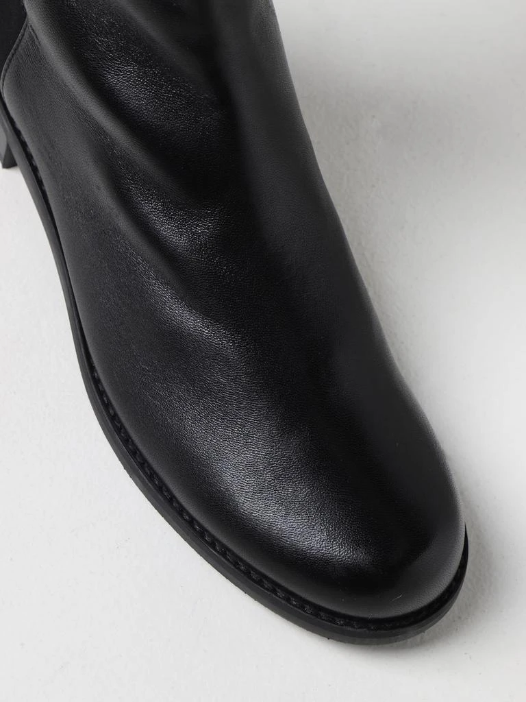 商品Stuart Weitzman|5050 Stuart Weitzman boot in leather and fabric,价格¥6298,第4张图片详细描述