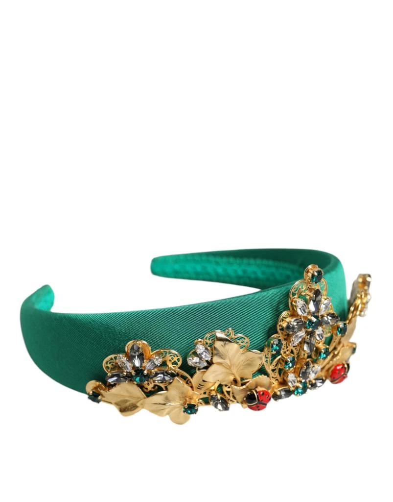 商品Dolce & Gabbana|Silk Crystal Embellished Tiara Headband Crown Women's Diadem,价格¥6274,第2张图片详细描述