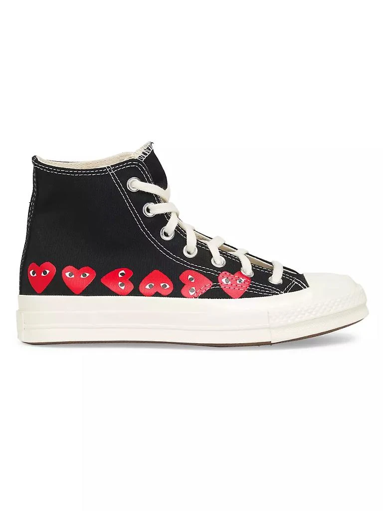 商品Comme des Garcons|CdG PLAY x Converse Chuck Taylor All Star Heart High-Top Sneakers,价格¥1107,第1张图片