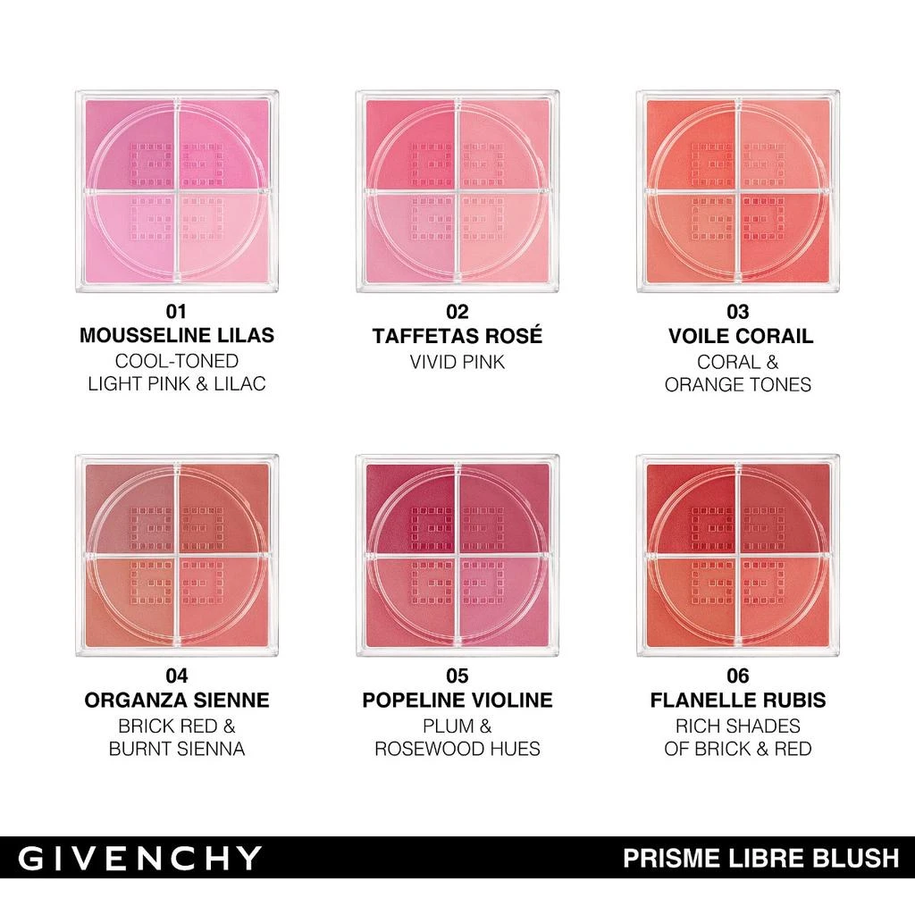 商品Givenchy|Prisme Libre Loose Powder Blush 12H Radiance,价格¥348,第5张图片详细描述