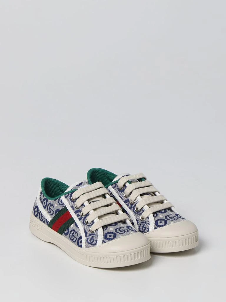 商品Gucci|Gucci denim sneakers with GG logo all over,价格¥2915,第2张图片详细描述