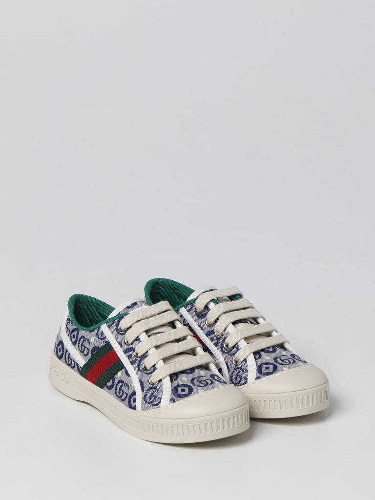 商品Gucci|Gucci denim sneakers with GG logo all over,价格¥2594,第4张图片详细描述