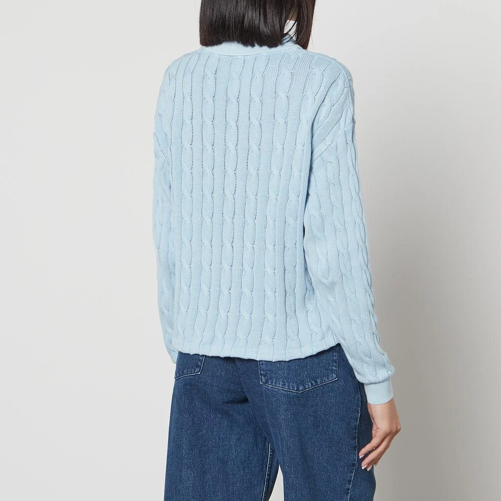 商品Ralph Lauren|Polo Ralph Lauren Cable-Knit Cotton Polo Jumper,价格¥751,第2张图片详细描述