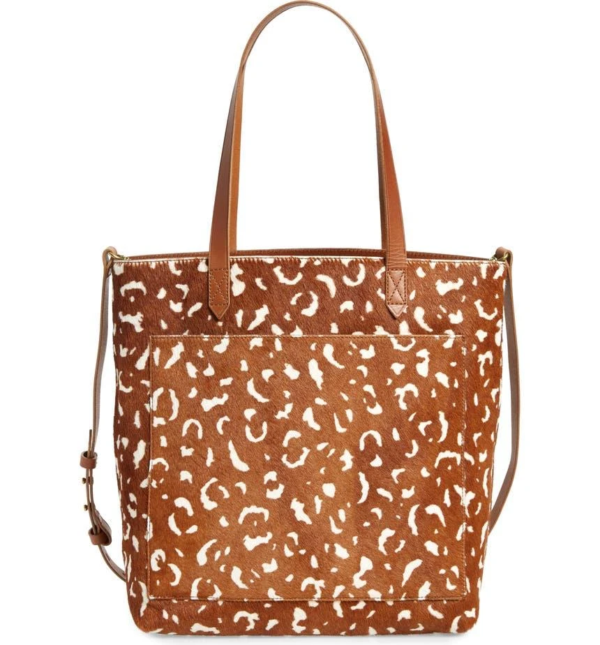 商品Madewell|The Medium Transport Tote: Printed Calf Hair Edition,价格¥313,第1张图片