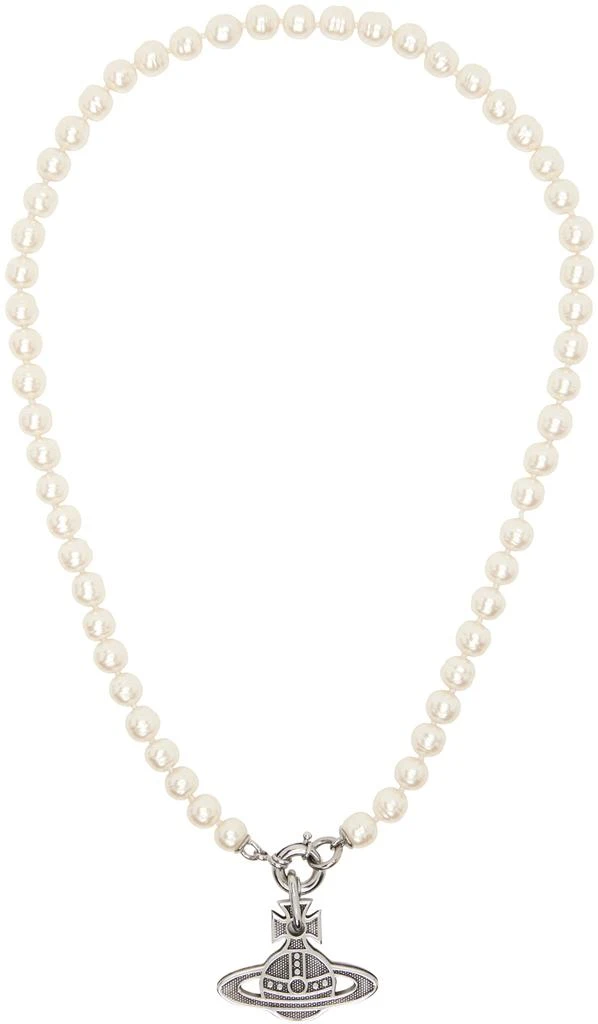 商品Vivienne Westwood|White Pearl Hilario Necklace,价格¥1701,第1张图片