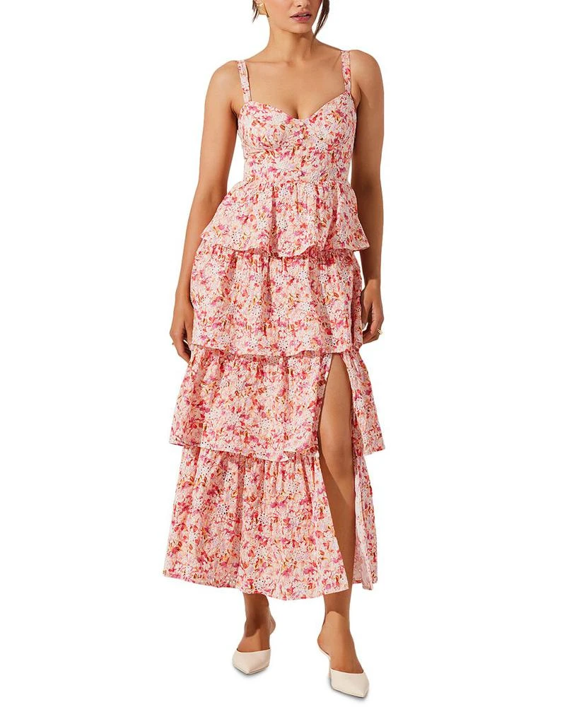 商品ASTR|Midsummer Tiered Floral Print Dress,价格¥841,第1张图片