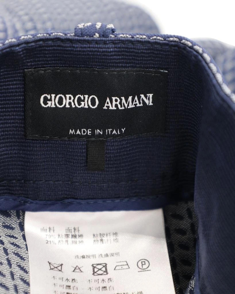 商品[二手商品] Giorgio Armani|Patterned Pleated Trousers in Blue Viscose,价格¥1388,第3张图片详细描述