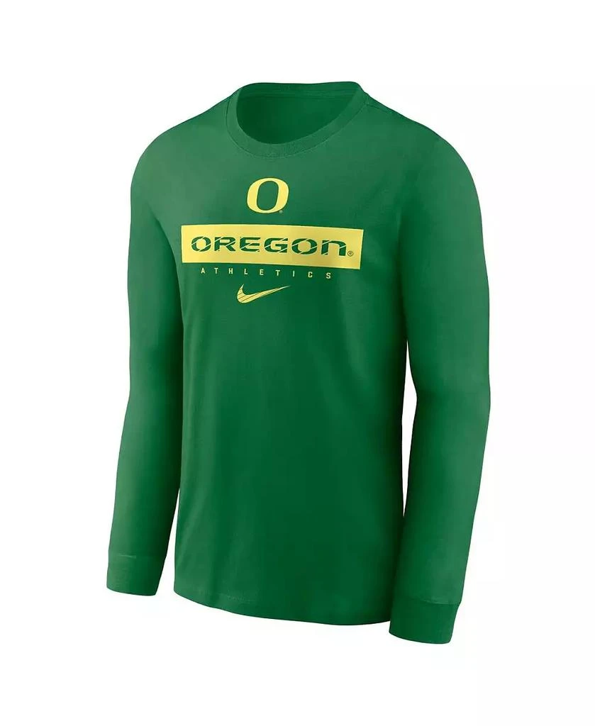 商品NIKE|Men's Green Oregon Ducks 2024 Sideline Legend Performance Long Sleeve T-Shirt,价格¥285,第2张图片详细描述