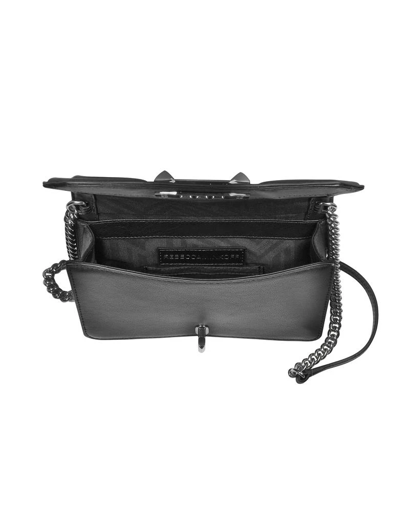商品Rebecca Minkoff|黑色雪佛龙绗缝皮革小号Love 斜挎包,价格¥1304,第2张图片详细描述
