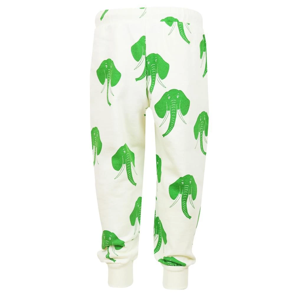 商品Mini Rodini|Ivory Elephant Joggers,价格¥138,第3张图片详细描述