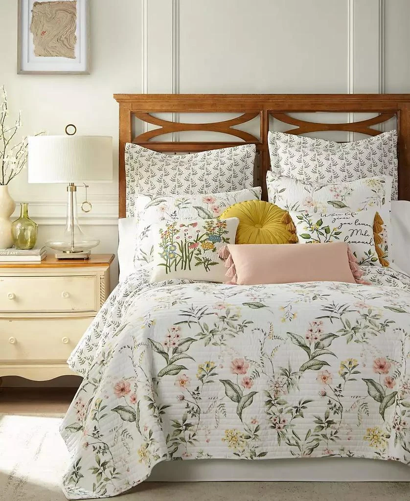 商品Levtex|Viviana Tossed Fern 2-Pc. Sham Set, European,价格¥363,第3张图片详细描述