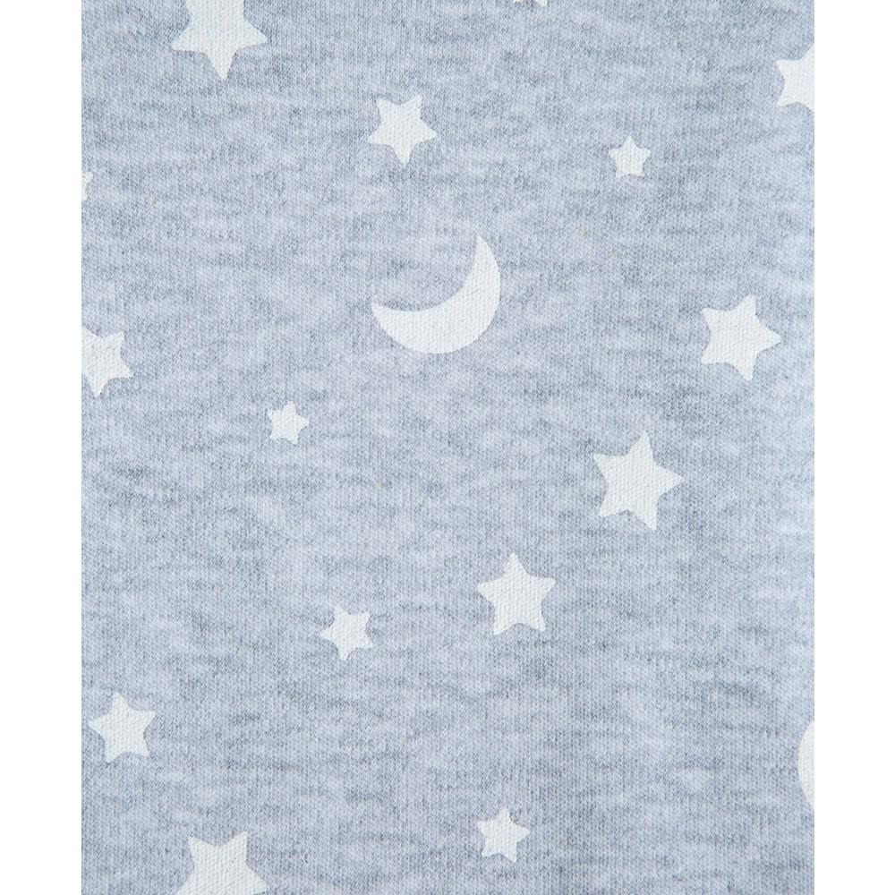 Baby Boys Moon and Stars Footie with Matching Cap Set, 2 Piece商品第3张图片规格展示