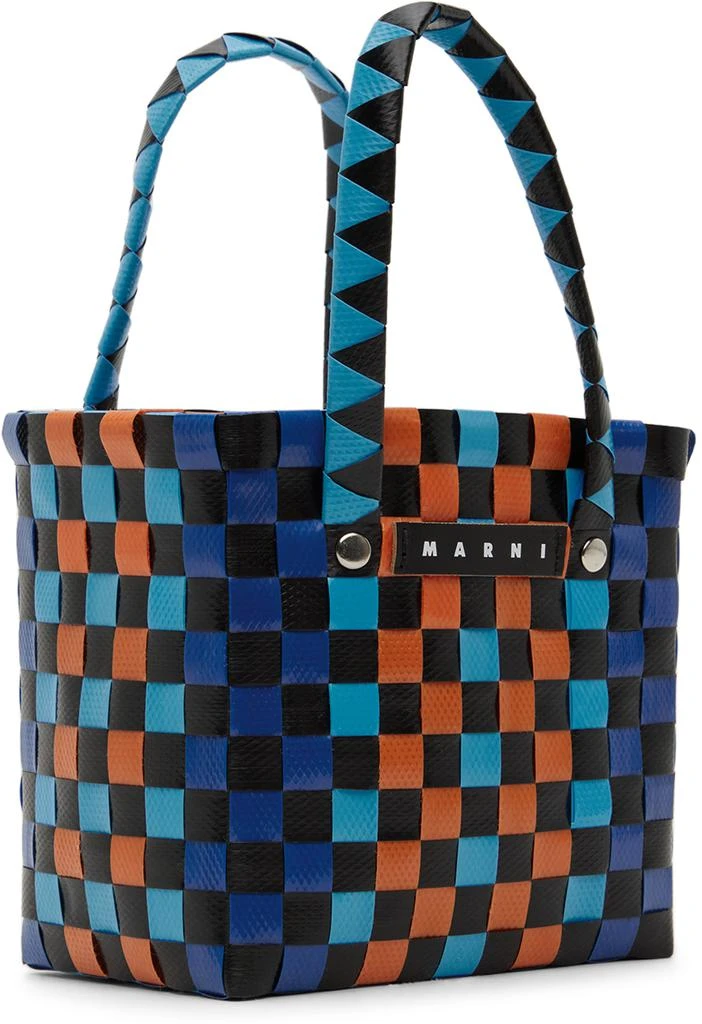 商品Marni|Kids Blue & Orange Micro Basket Tote,价格¥546,第2张图片详细描述