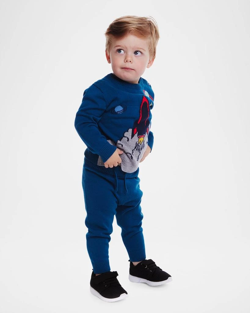 商品Andy & Evan|Boy's Space Ship Intarsia Sweater Set, Size Newborn-24M,价格¥461,第2张图片详细描述