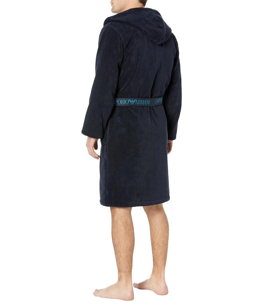 商品Emporio Armani|Logo-Jacquard Sponge Robe,价格¥1421,第2张图片详细描述