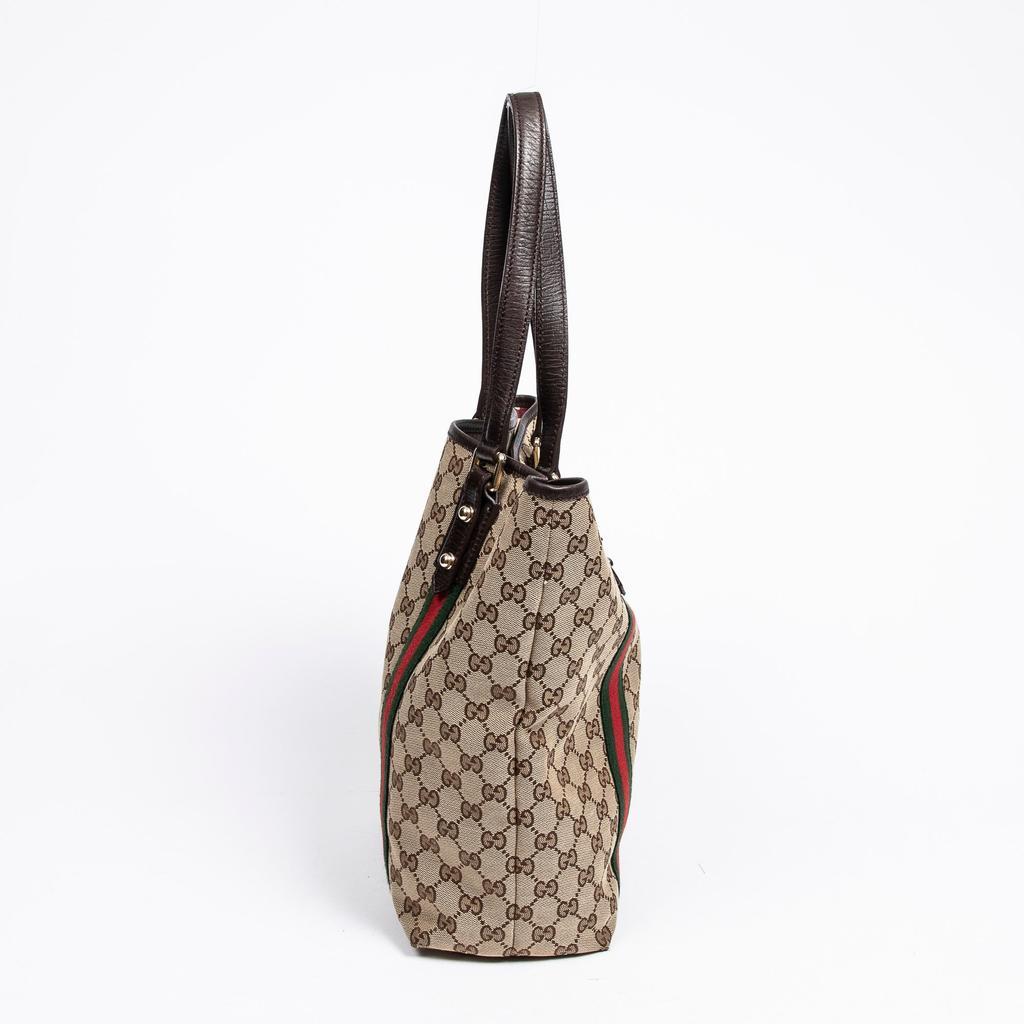 商品[二手商品] Gucci|Web Jolicoeur Vertical Tote,价格¥4351,第5张图片详细描述