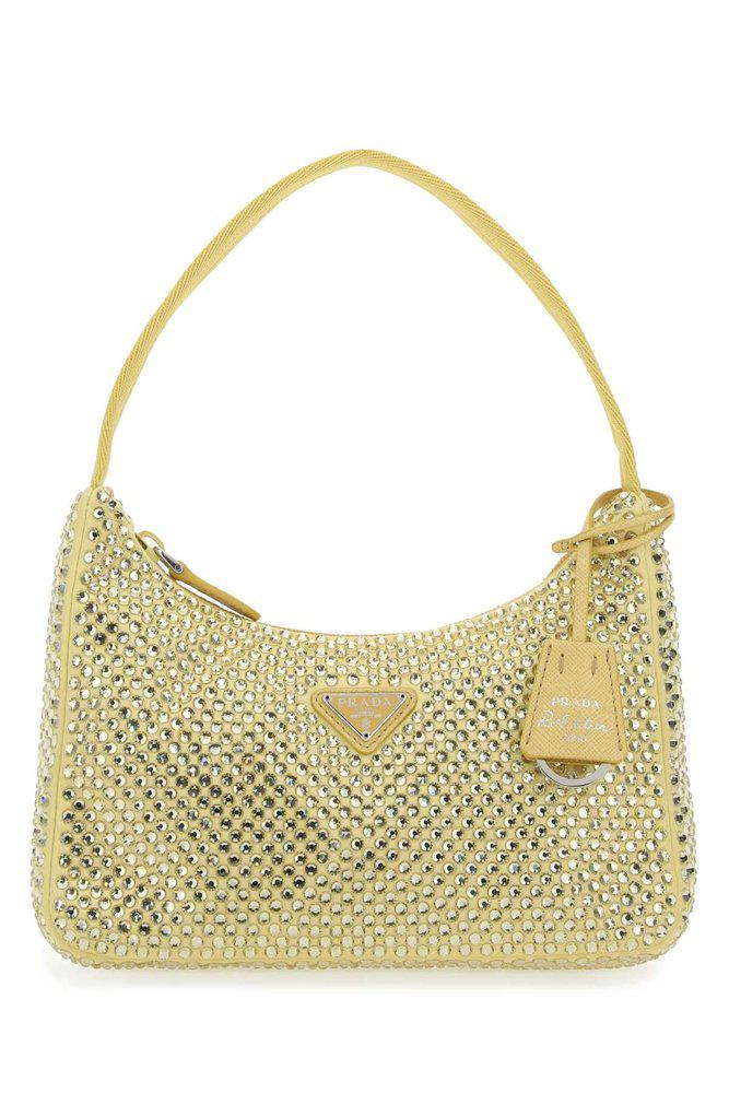 Prada Crystal Embellished Mini Shoulder Bag商品第1张图片规格展示