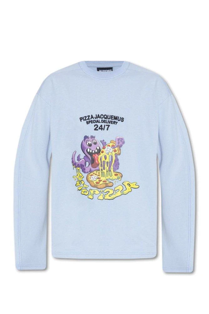 商品Jacquemus|Jacquemus Octopizza Long Sleeve T-Shirt,价格¥852,第1张图片