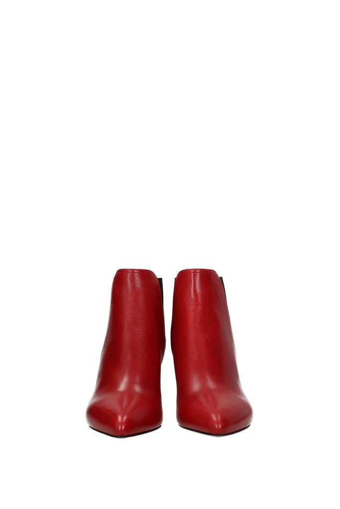 商品Celine|Ankle boots Leather Red,价格¥2392,第3张图片详细描述