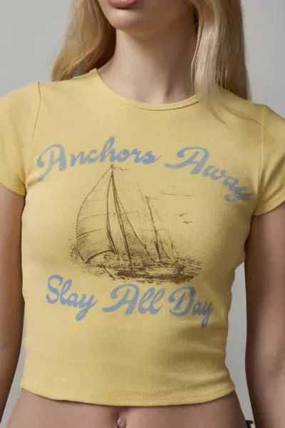 BDG Anchors Away Perfect Baby Tee 商品