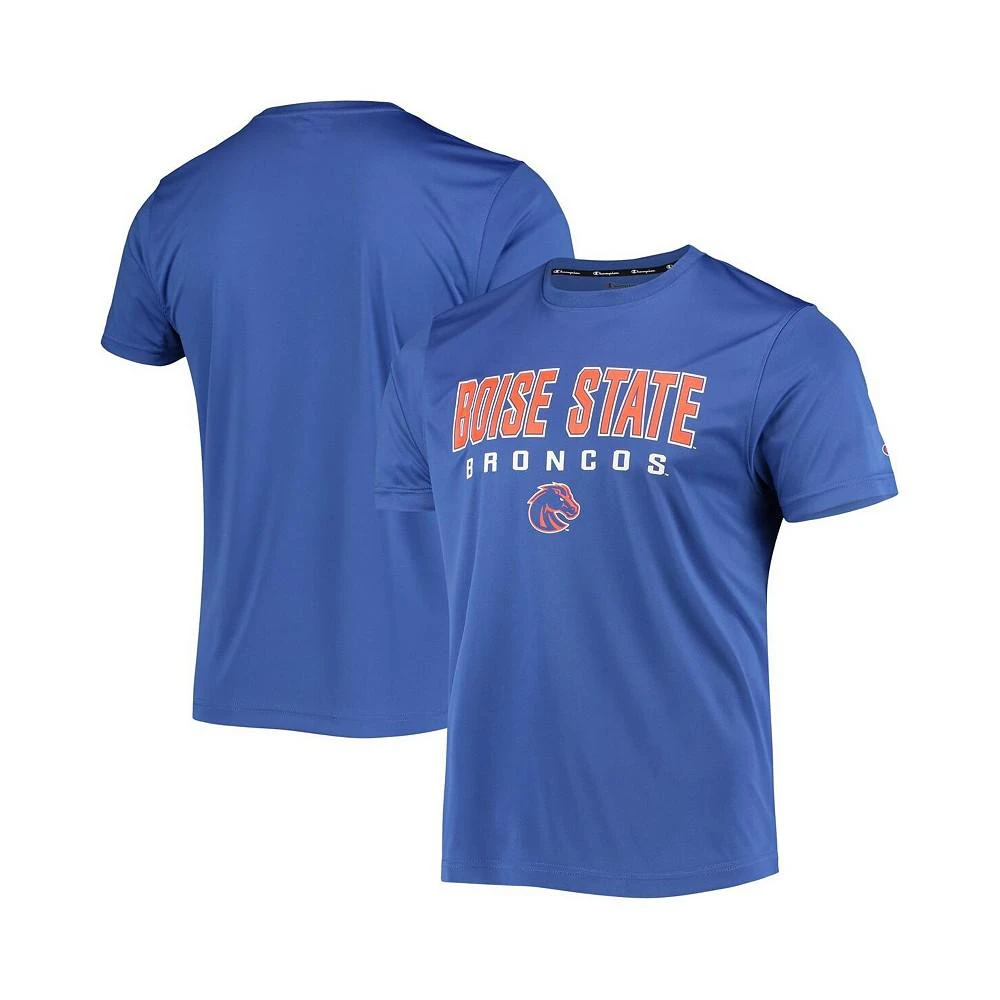 商品CHAMPION|Men's Royal Boise State Broncos Stack T-shirt,价格¥177,第1张图片