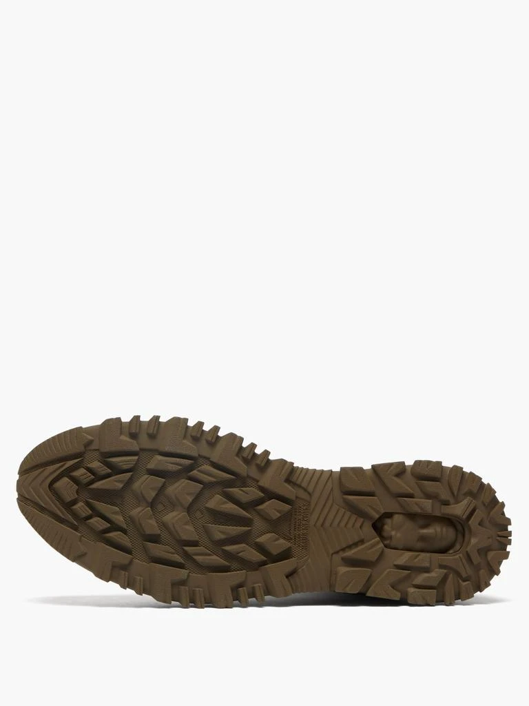 商品Versace|La Greca high-top leather and suede trainers,价格¥2453,第4张图片详细描述