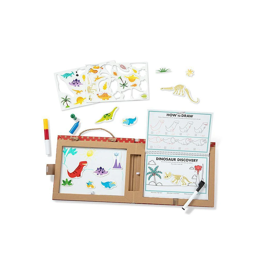 商品Melissa & Doug|Play, Draw, Create Dinosaur Activity Kit - Age 3+,价格¥170,第1张图片