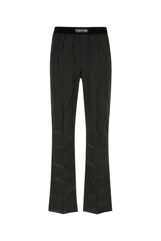 商品Tom Ford|Logo Waist Satin Pajama Trousers,价格¥3040,第1张图片
