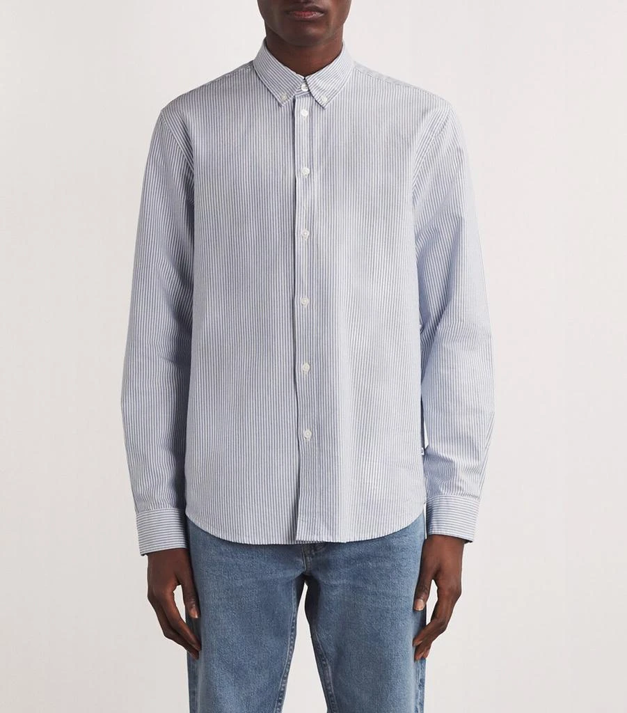 商品SAMSOE SAMSOE|Cotton Pinstripe Saliam BX Shirt,价格¥1207,第3张图片详细描述