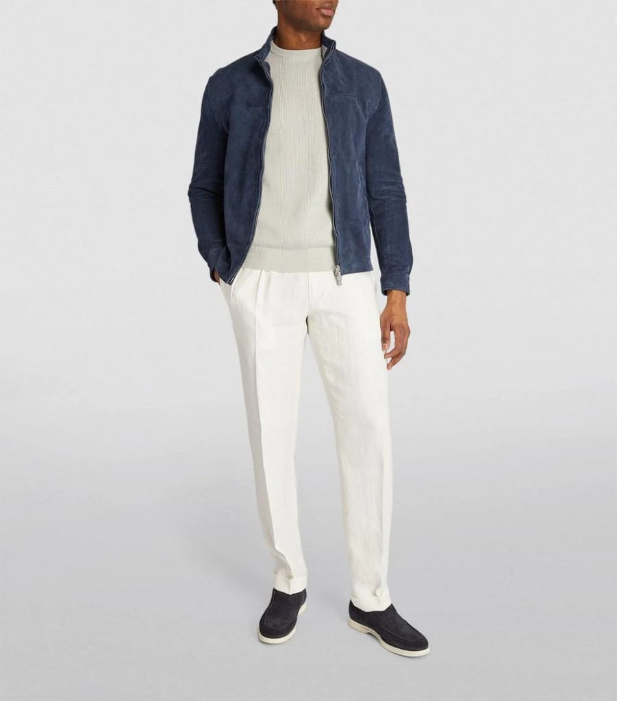 商品ELEVENTY|Suede Zip Jacket,价格¥37798,第2张图片详细描述