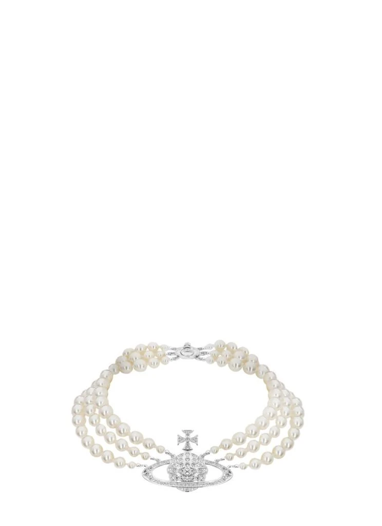 商品Vivienne Westwood|Silver Orb Necklace,价格¥3814,第1张图片