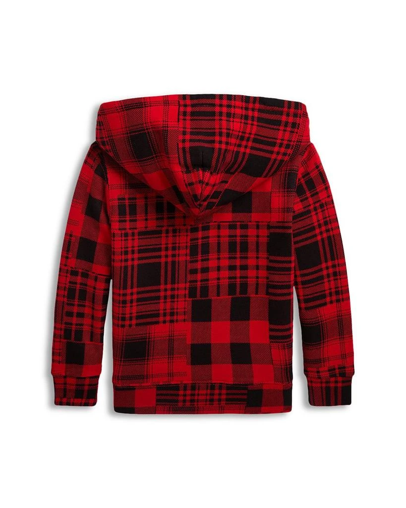 Boys' Polo Bear Graphic Plaid Fleece Hoodie - Little Kid, Big Kid 商品