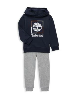 商品Timberland|Little Boy’s 2-Piece Hoodie & Joggers Set,价格¥161,第1张图片