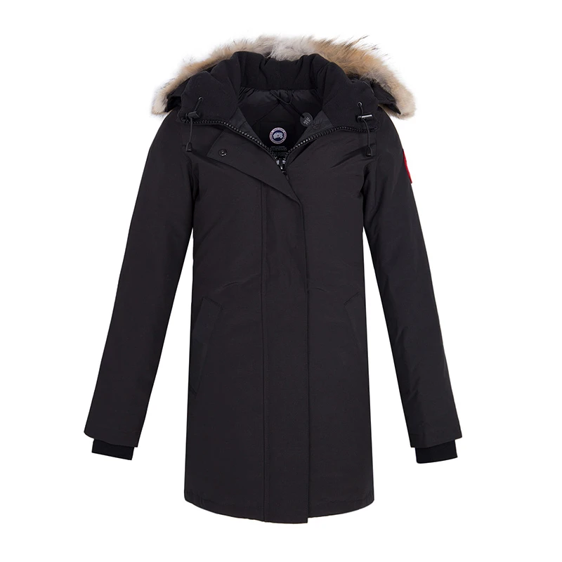 商品[国内直发] Canada Goose|CANADA GOOSE 黑色女士羽绒服 3037L-BLACK,价格¥7420,第1张图片