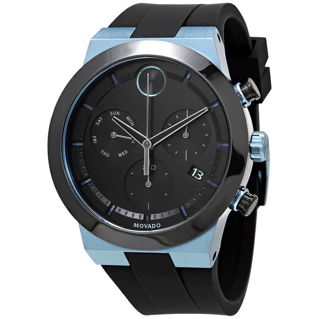 商品Movado|Movado Bold Fusion Chronograph Quartz Black Dial Mens Watch 3600713,价格¥2427,第1张图片