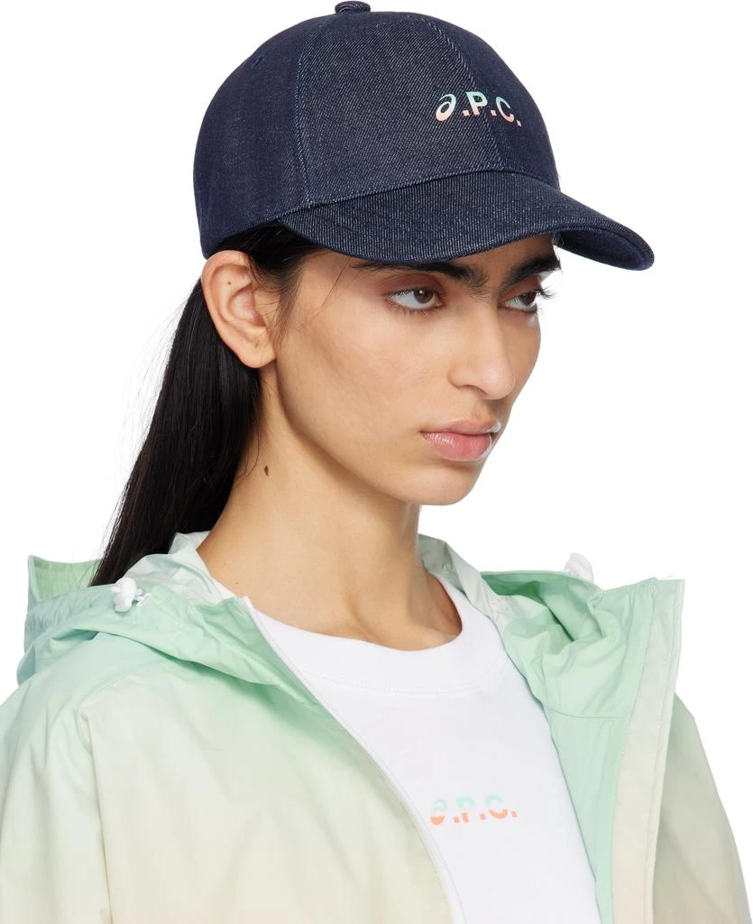 商品A.P.C.|Indigo ASICS Edition Charlie Baseball Cap,价格¥1383,第2张图片详细描述