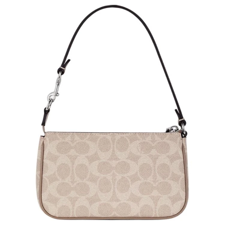 商品[国内直发] Coach|蔻驰 Nolita 19 微标Logo拉链开合 pvc 麻将包手提单肩包 小号 女款 杏色,价格¥1103,第5张图片详细描述