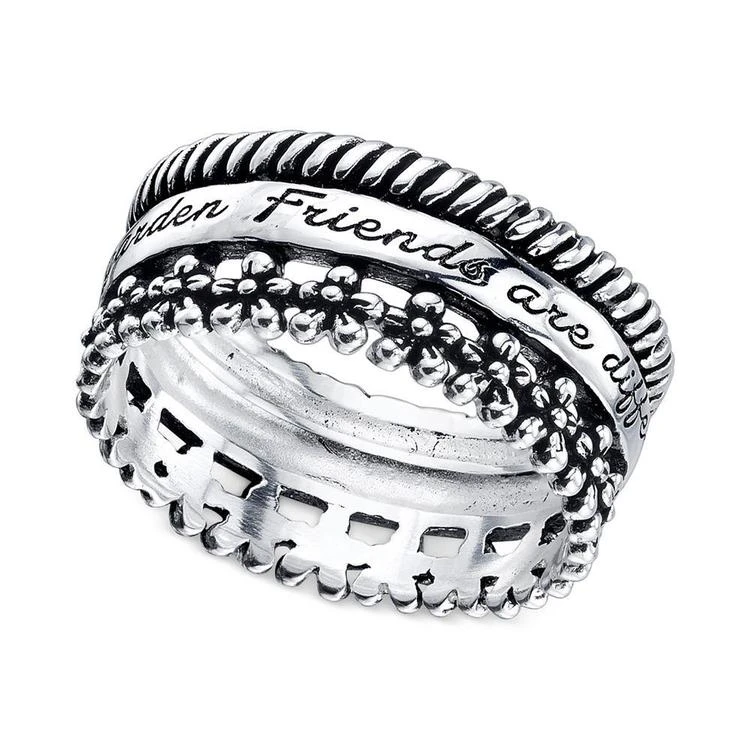 商品Unwritten|Sterling Silver Friends Ring,价格¥187,第1张图片