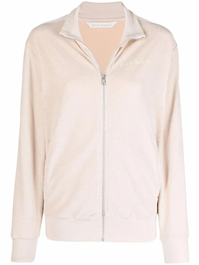 商品Palm Angels|Palm Angels Womens Beige Cotton Sweatshirt,价格¥4946,第1张图片