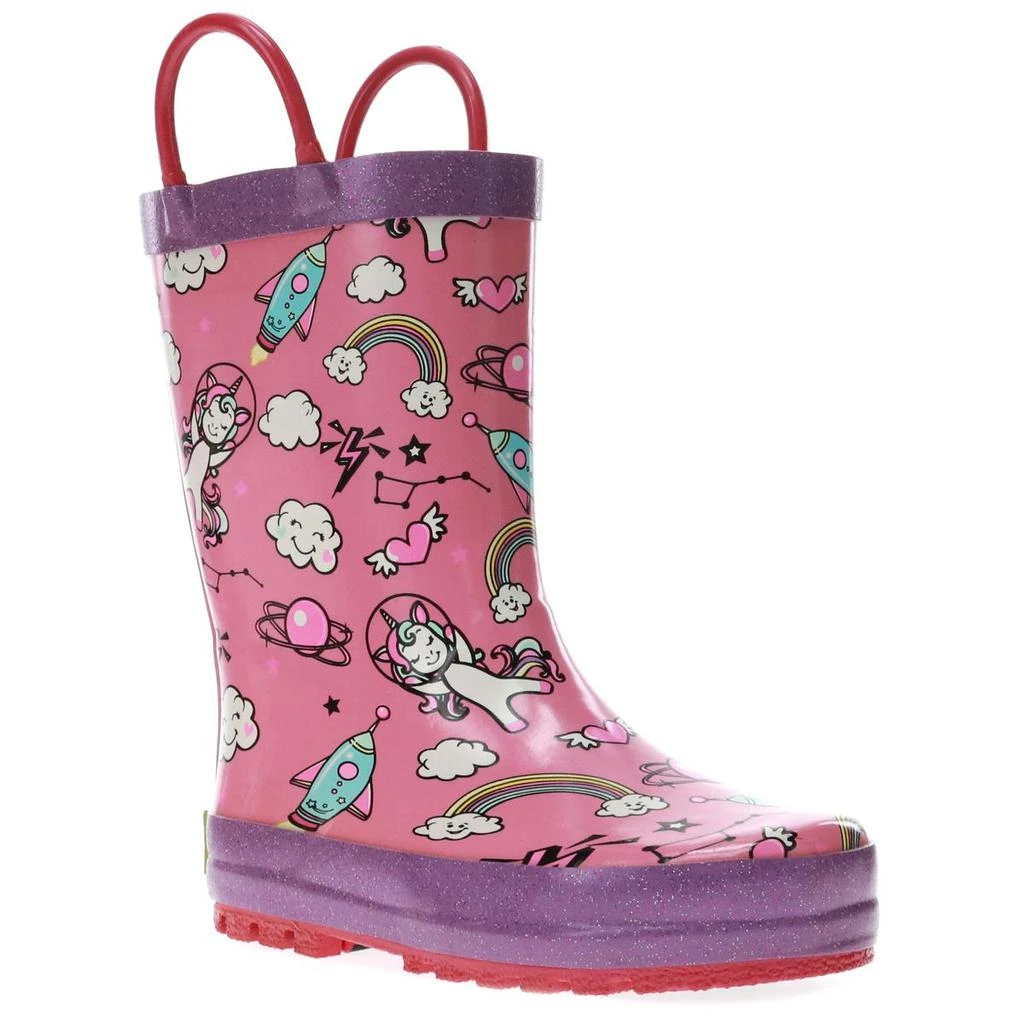 商品Western Chief|Western Chief Baby Girl's Planet Play Rubber Rain Boot,价格¥62,第1张图片