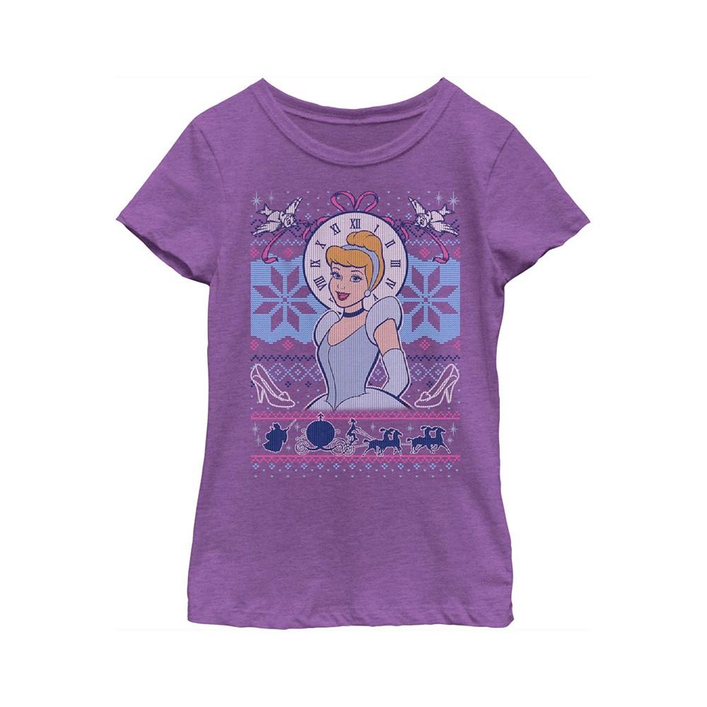 Girl's Cinderella Christmas Sweater  Child T-Shirt商品第1张图片规格展示
