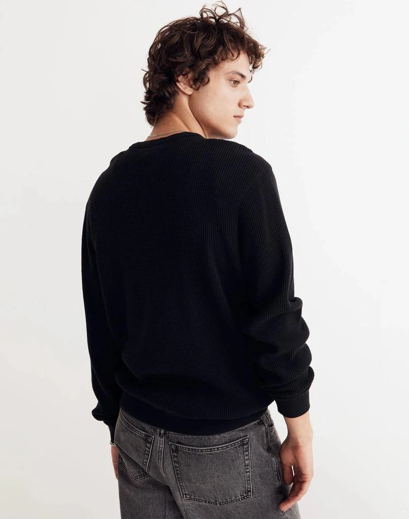 商品Madewell|Waffle-Knit Sweatshirt,价格¥557,第3张图片详细描述